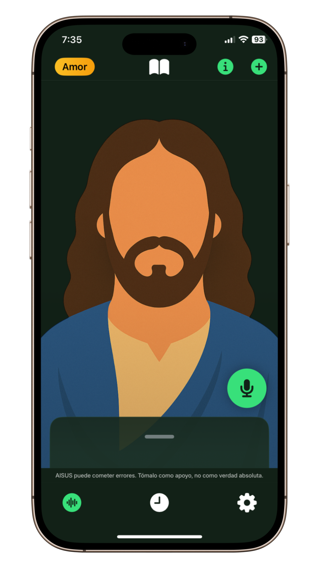 Vista previa de la experiencia AISUS